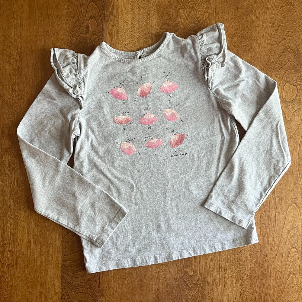Janie and Jack ballet shirt 10